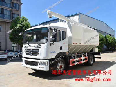 東風福瑞卡12方液壓散裝飼料運輸車